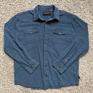 Howler Brothers Blue Casual Button Down Shirt